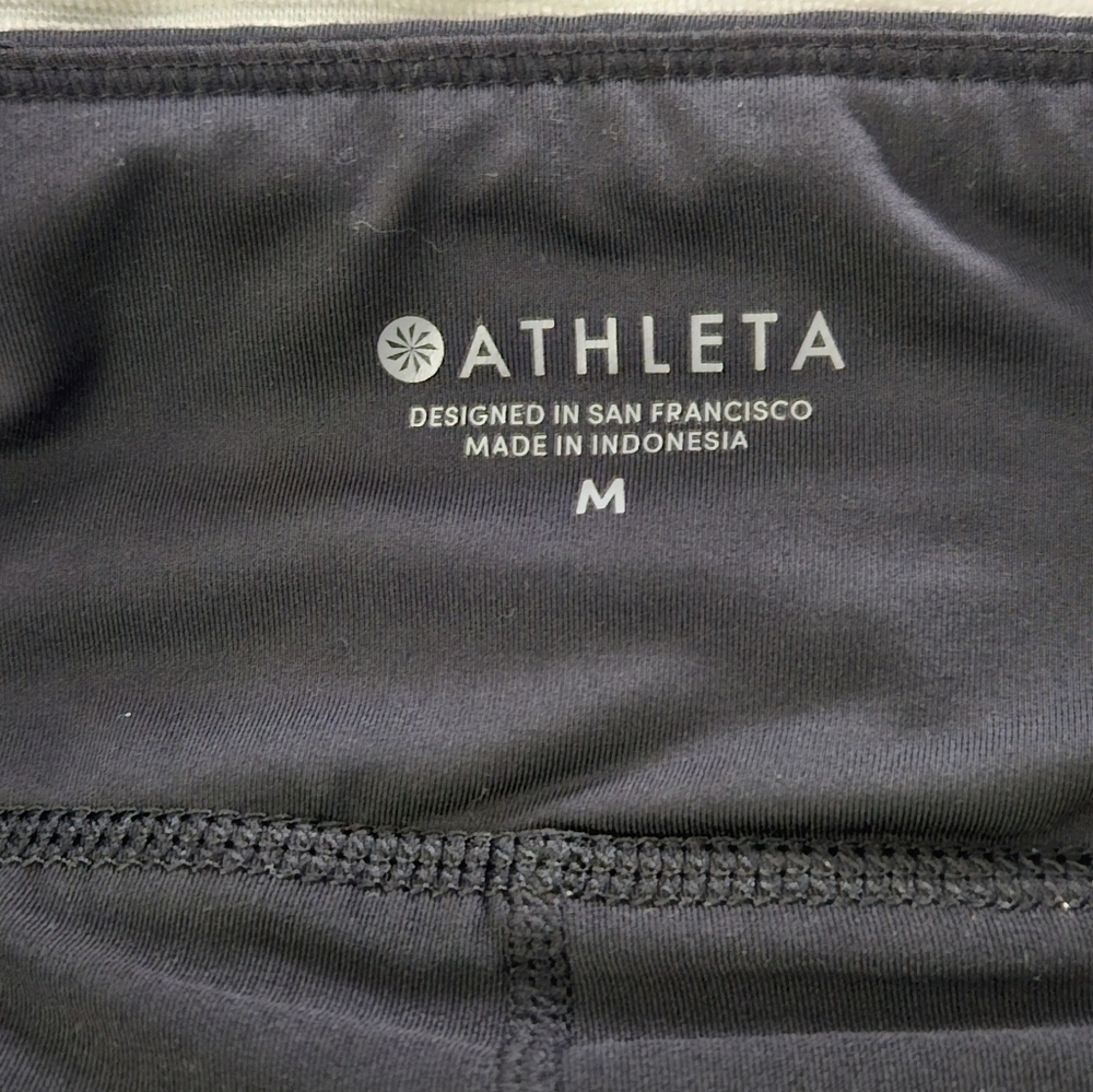 Athleta Black Athletic Skort Laser Run Size M - Picture 9 of 15